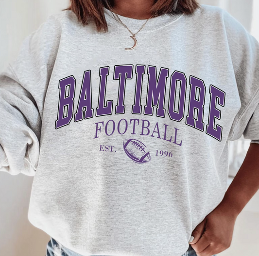 Baltimore Football Crewneck
